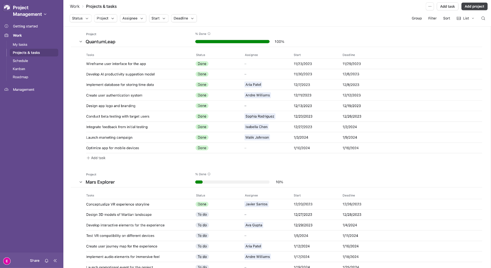 Example of the UI from an Airtable App.