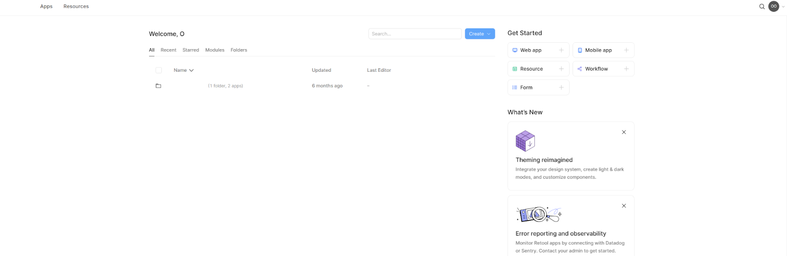 The Retool dashboard.
