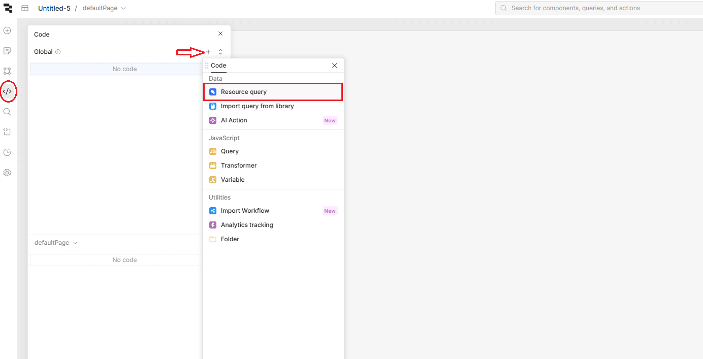 How to add a Resource query to a Retool app.
