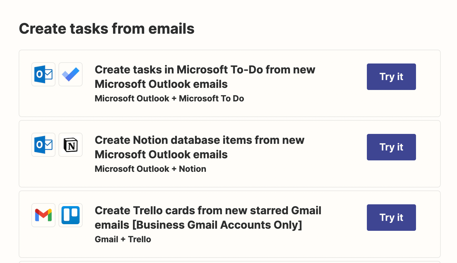 Some examples of Zapier integrations and automations