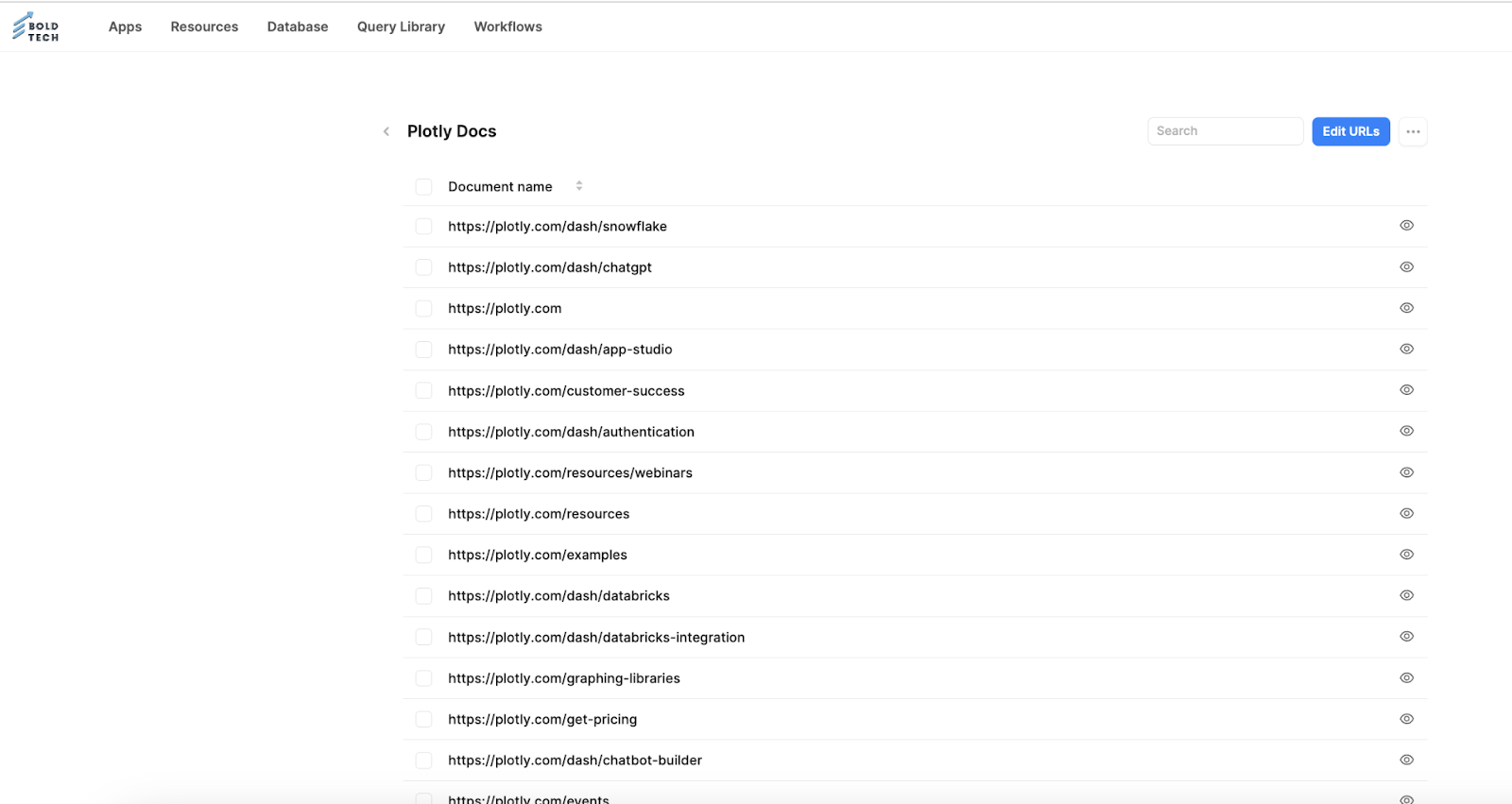 List of Plotly docs 