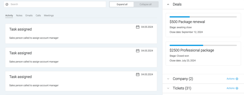 A Retool app containing a Listview component on the left side and toggle containers on the right side.