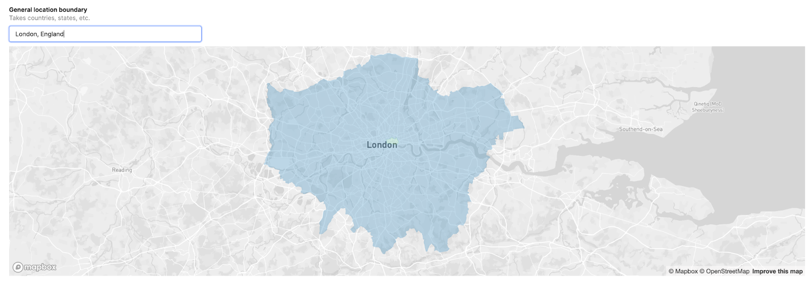 Interactive map built using OpenStreetMap API and Retool interface.