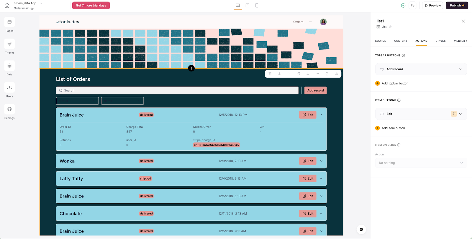 Customising in Softr