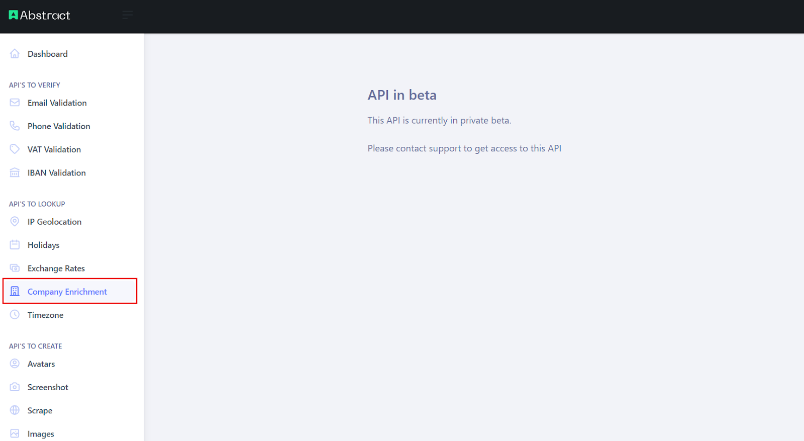 Company Enrichment in Abstract