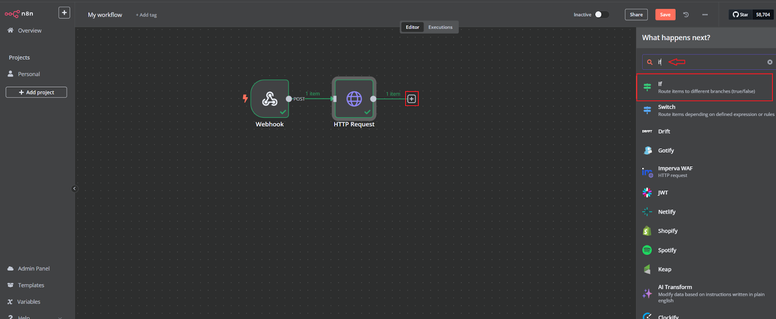 Filter your HTTP request