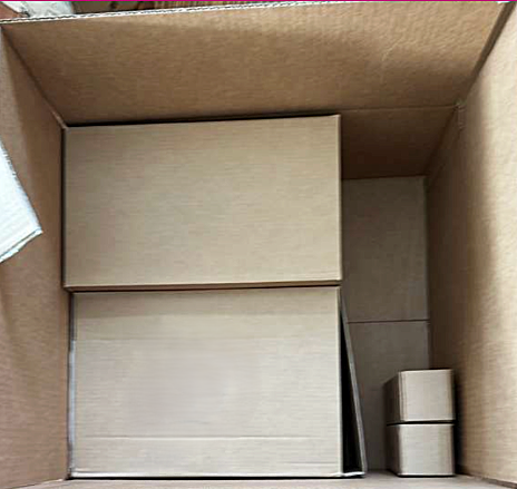 Image of box with unused space 