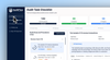 Audit task checklist showing procedures organised by audit area with progress and risk status, alongside a detailed task view with AI summary panel.